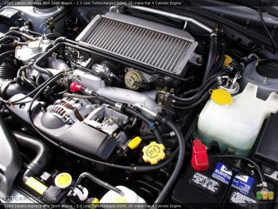 2.0 Liter Turbocharged DOHC 16-Valve Flat 4 Cylinder Engine for the 2004 Subaru Impreza #39056860