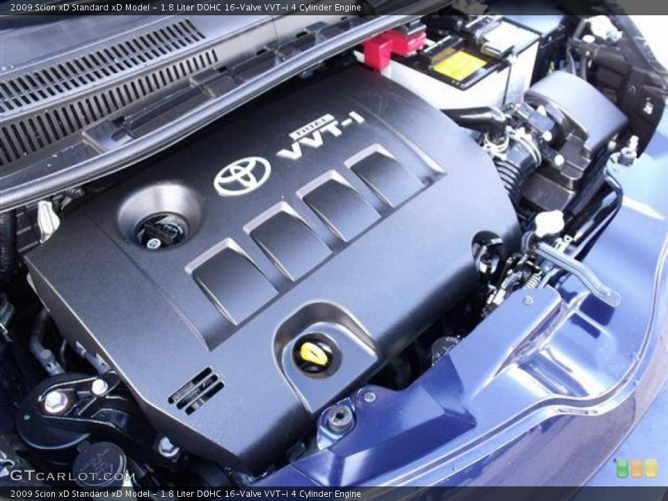1.8 Liter DOHC 16-Valve VVT-i 4 Cylinder Engine for the 2009 Scion xD #39058564