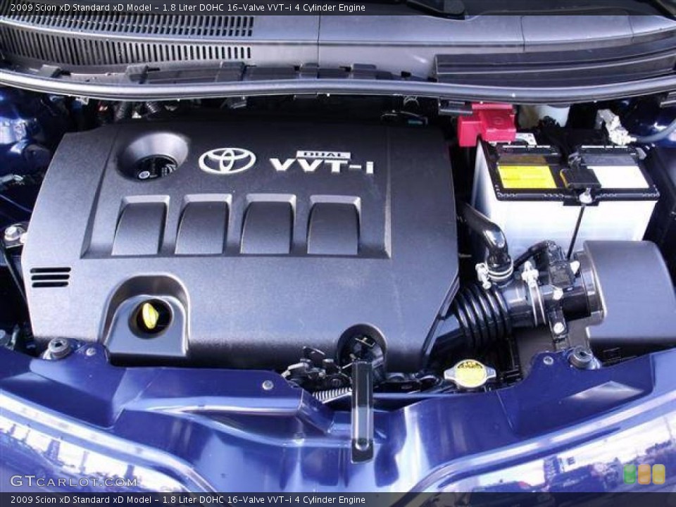 1.8 Liter DOHC 16-Valve VVT-i 4 Cylinder Engine for the 2009 Scion xD #39058580