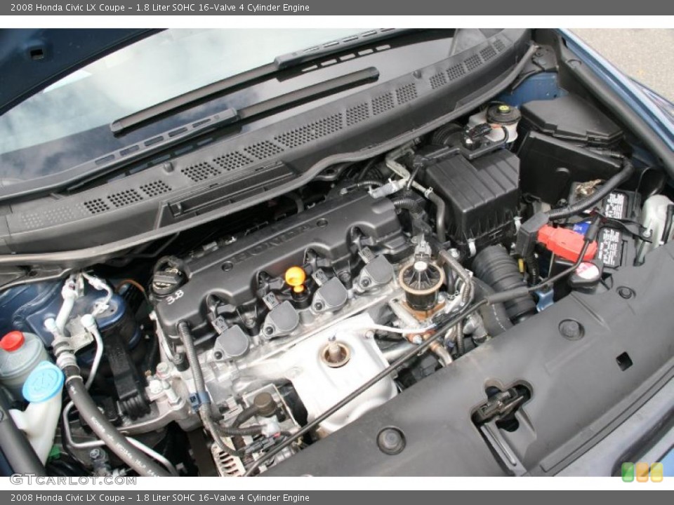 1.8 Liter SOHC 16-Valve 4 Cylinder Engine for the 2008 Honda Civic #39058936
