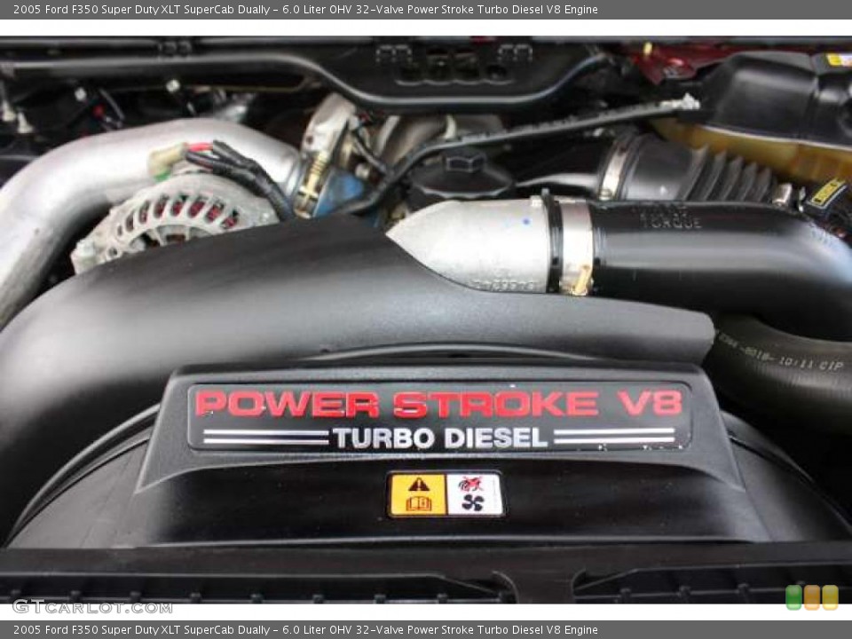 6.0 Liter OHV 32-Valve Power Stroke Turbo Diesel V8 Engine for the 2005 Ford F350 Super Duty #39061503
