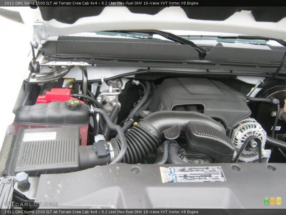 6.2 Liter Flex-Fuel OHV 16-Valve VVT Vortec V8 Engine for the 2011 GMC Sierra 1500 #39064943