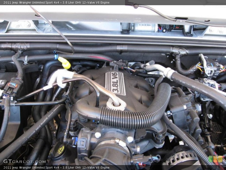 3.8 Liter OHV 12-Valve V6 Engine for the 2011 Jeep Wrangler Unlimited #39068153