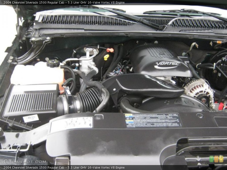 5.3 Liter OHV 16-Valve Vortec V8 Engine for the 2004 Chevrolet Silverado 1500 #39068984