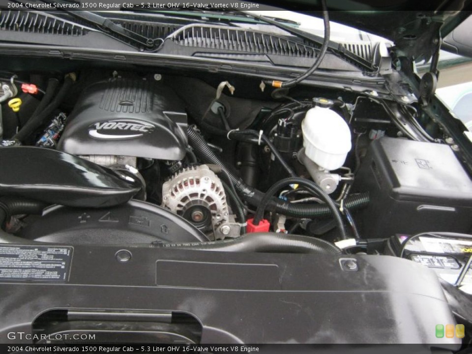 5.3 Liter OHV 16-Valve Vortec V8 Engine for the 2004 Chevrolet Silverado 1500 #39068995