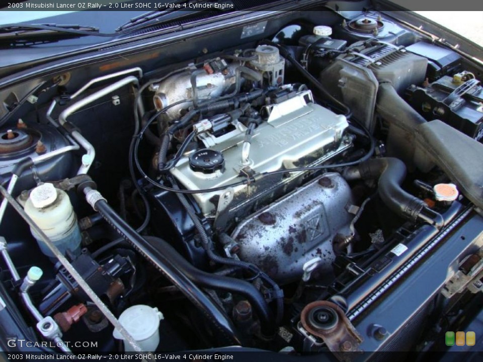 2.0 Liter SOHC 16-Valve 4 Cylinder Engine for the 2003 Mitsubishi Lancer #39072027