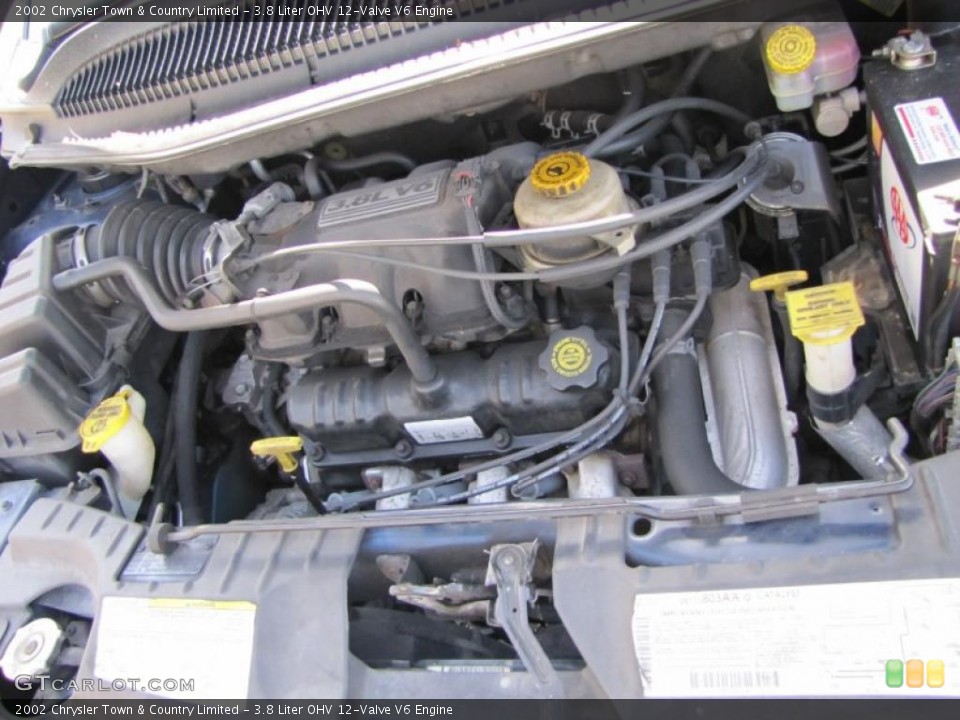 3.8 Liter OHV 12-Valve V6 Engine for the 2002 Chrysler Town & Country #39074107