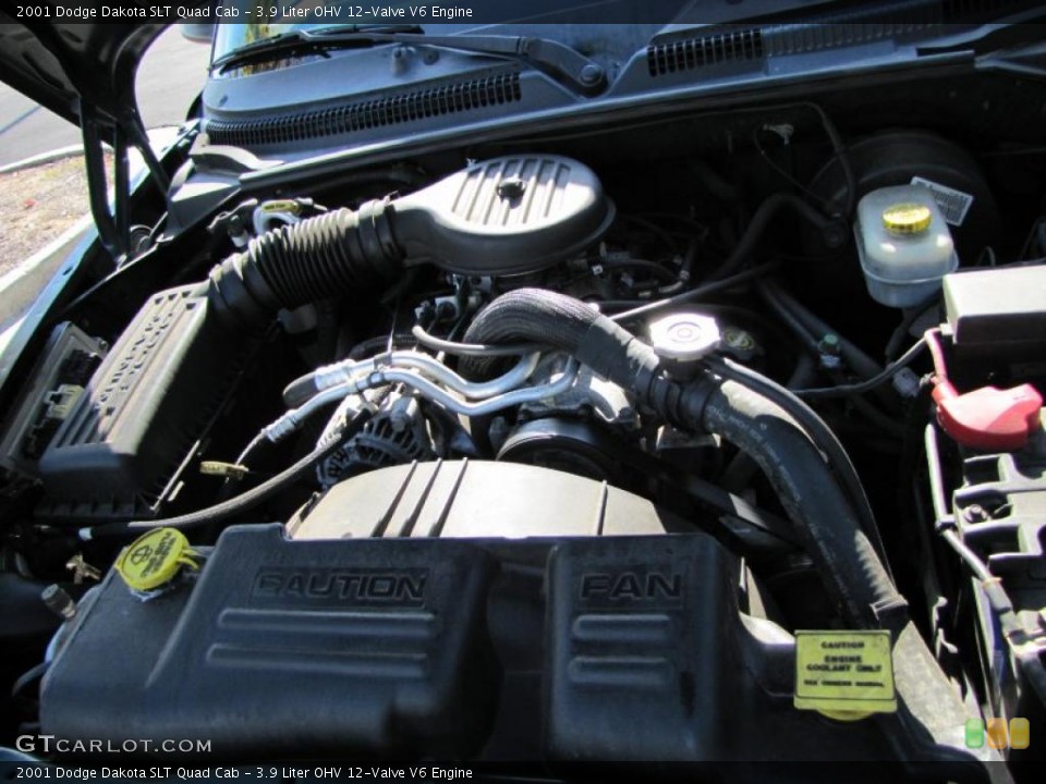 3.9 Liter OHV 12-Valve V6 Engine for the 2001 Dodge Dakota #39077099
