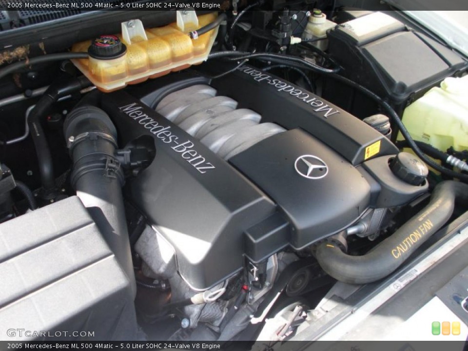 5.0 Liter SOHC 24-Valve V8 Engine for the 2005 Mercedes-Benz ML #39078463