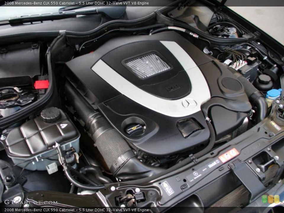 5.5 Liter DOHC 32-Valve VVT V8 Engine for the 2008 Mercedes-Benz CLK #39080283
