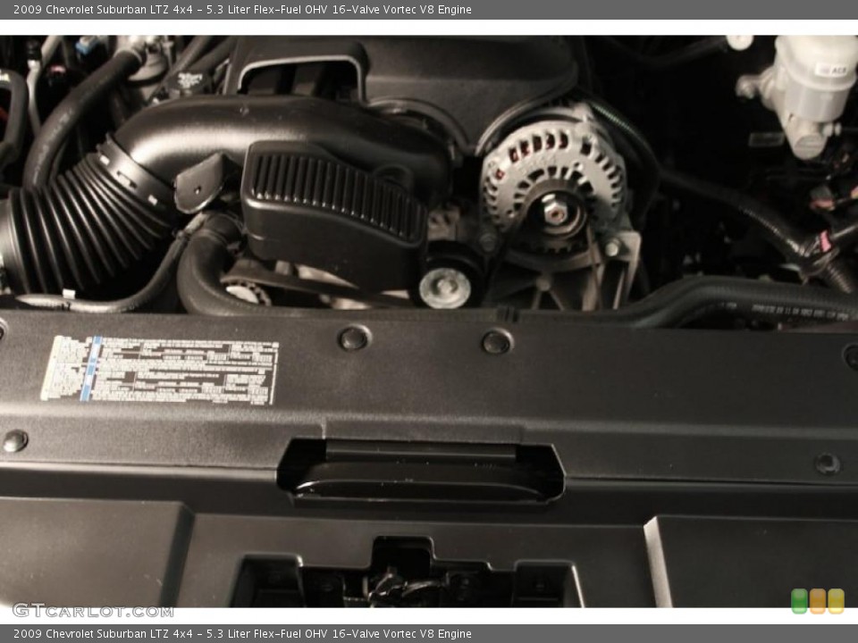 5.3 Liter Flex-Fuel OHV 16-Valve Vortec V8 Engine for the 2009 Chevrolet Suburban #39084377