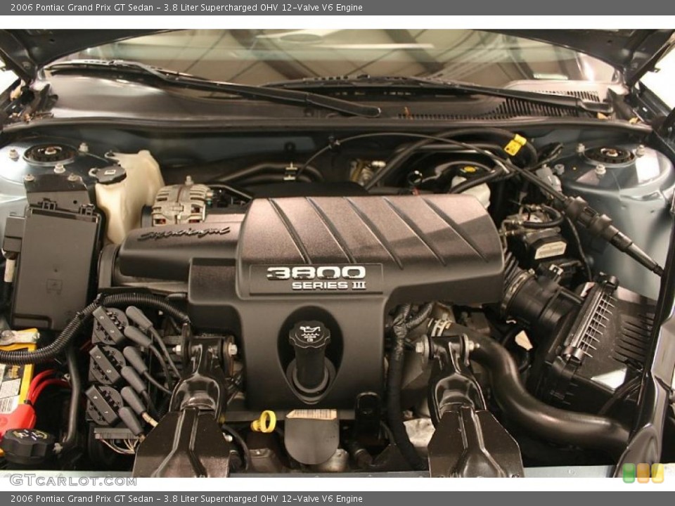 3.8 Liter Supercharged OHV 12-Valve V6 Engine for the 2006 Pontiac Grand Prix #39088794