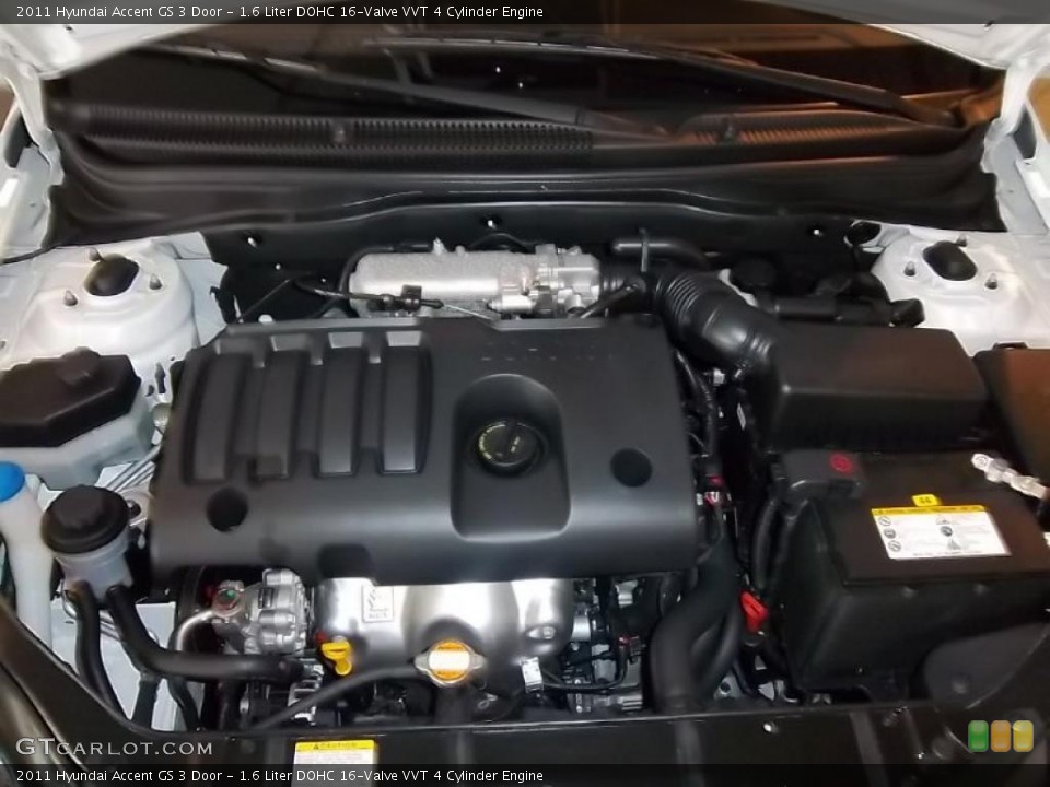 1.6 Liter DOHC 16-Valve VVT 4 Cylinder Engine for the 2011 Hyundai Accent #39092422