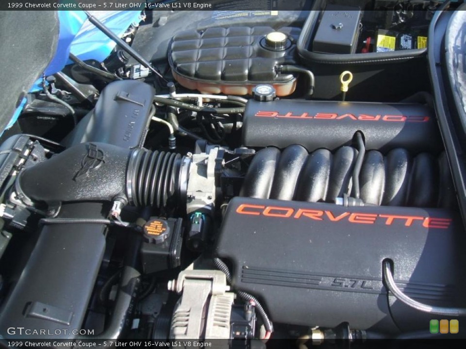 5.7 Liter OHV 16-Valve LS1 V8 Engine for the 1999 Chevrolet Corvette #39095442