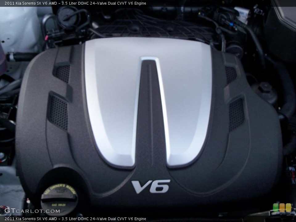 3.5 Liter DOHC 24-Valve Dual CVVT V6 Engine for the 2011 Kia Sorento #39097782