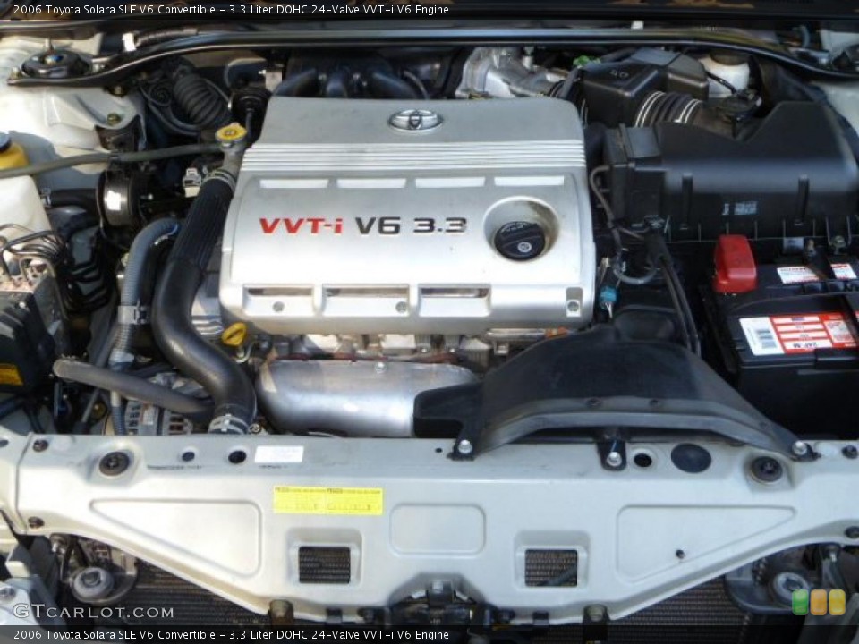 3.3 Liter DOHC 24-Valve VVT-i V6 Engine for the 2006 Toyota Solara #39100778