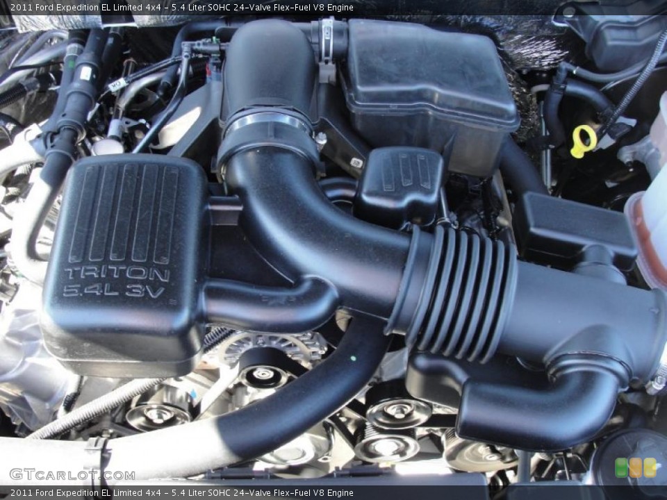 5.4 Liter SOHC 24-Valve Flex-Fuel V8 Engine for the 2011 Ford Expedition #39101462
