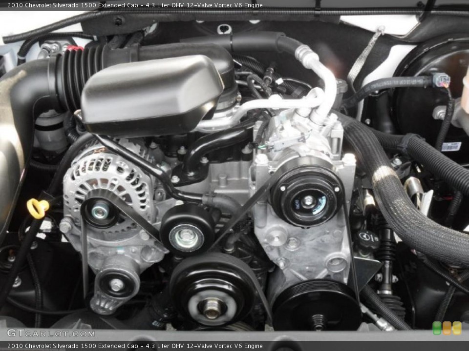 4.3 Liter OHV 12-Valve Vortec V6 Engine for the 2010 Chevrolet Silverado 1500 #39102338