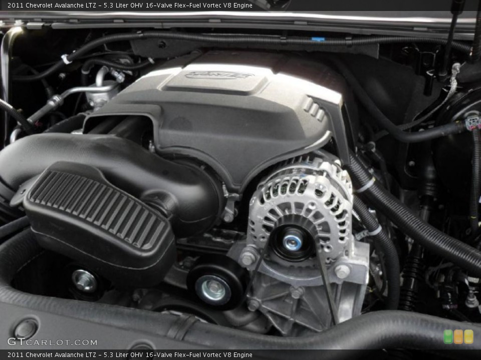 5.3 Liter OHV 16-Valve Flex-Fuel Vortec V8 Engine for the 2011 Chevrolet Avalanche #39102785