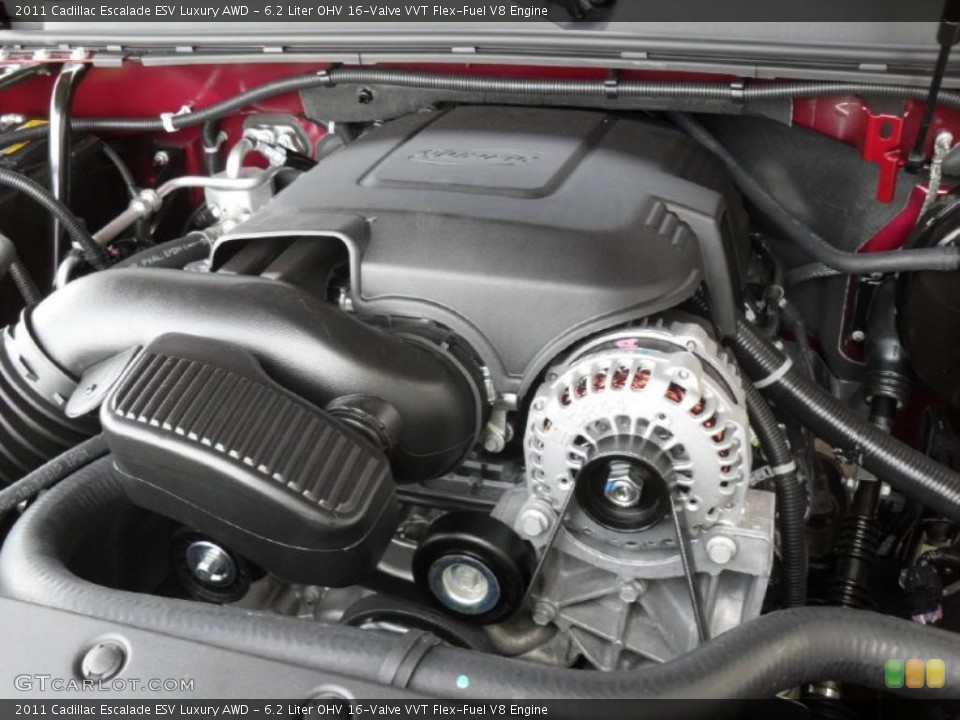 6.2 Liter OHV 16-Valve VVT Flex-Fuel V8 Engine for the 2011 Cadillac Escalade #39103241