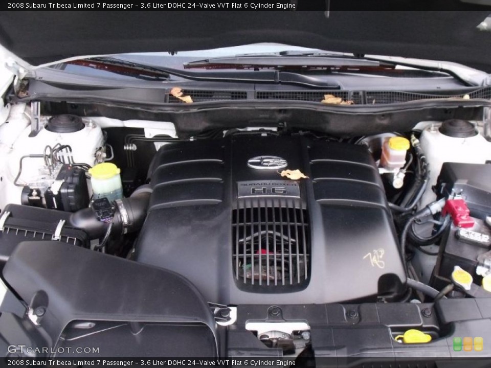 3.6 Liter DOHC 24-Valve VVT Flat 6 Cylinder Engine for the 2008 Subaru Tribeca #39111065