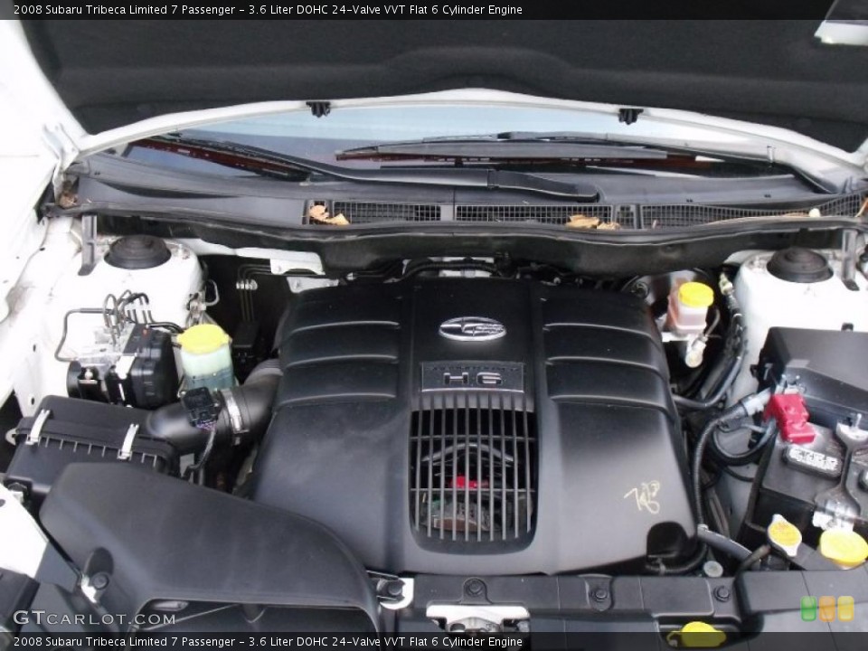 3.6 Liter DOHC 24-Valve VVT Flat 6 Cylinder Engine for the 2008 Subaru Tribeca #39111081