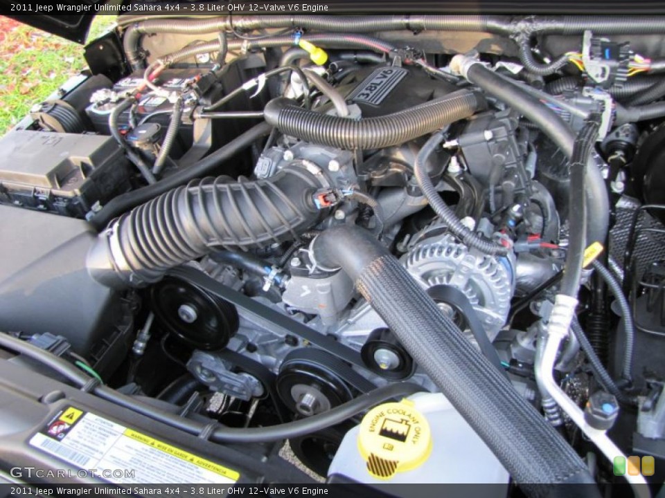 3.8 Liter OHV 12Valve V6 Engine for the 2011 Jeep