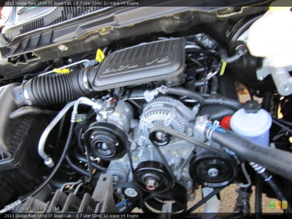 3.7 Liter SOHC 12-Valve V6 Engine for the 2011 Dodge Ram 1500 #39114324