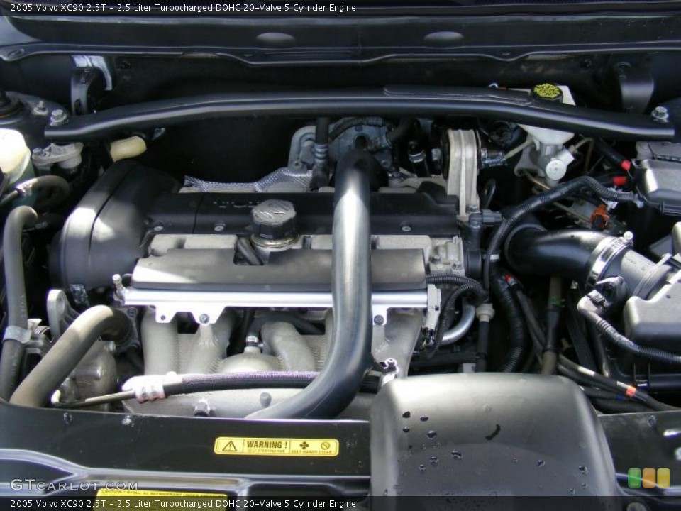 2.5 Liter Turbocharged DOHC 20-Valve 5 Cylinder Engine for the 2005 Volvo XC90 #39126739
