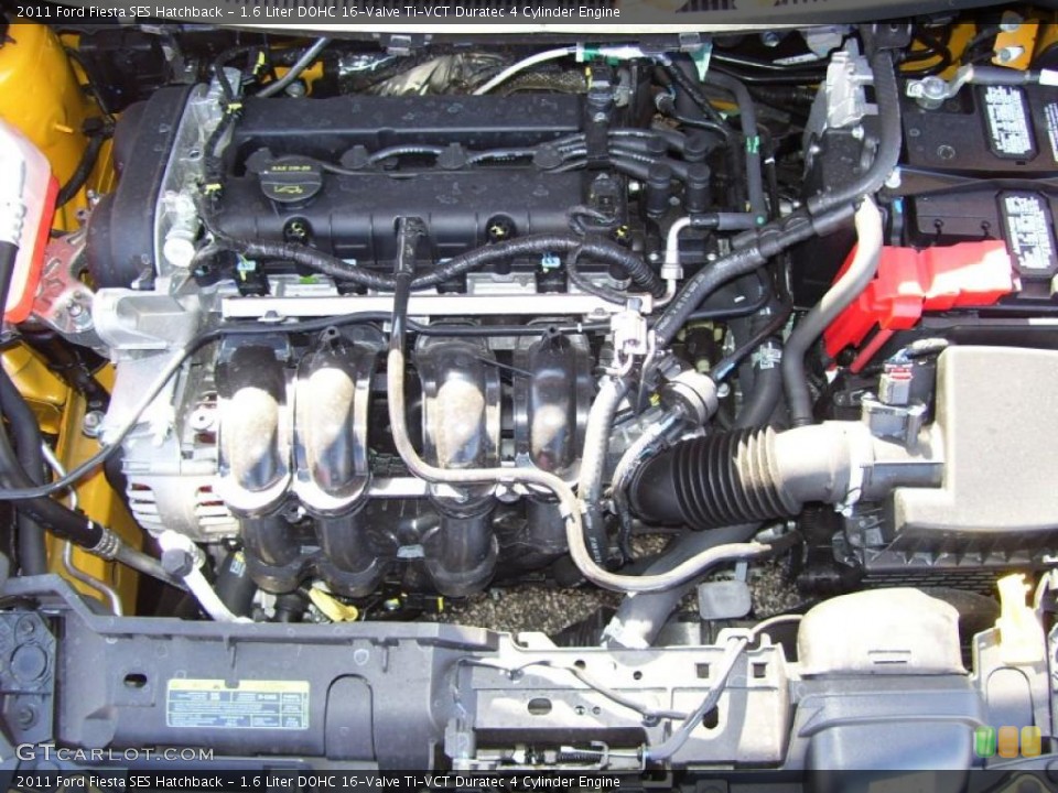 1.6 Liter DOHC 16-Valve Ti-VCT Duratec 4 Cylinder Engine for the 2011 Ford Fiesta #39127899