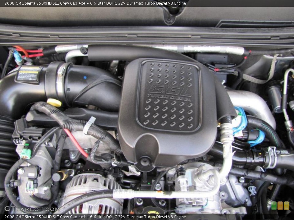6.6 Liter DOHC 32V Duramax Turbo Diesel V8 Engine for the 2008 GMC Sierra 3500HD #39130231