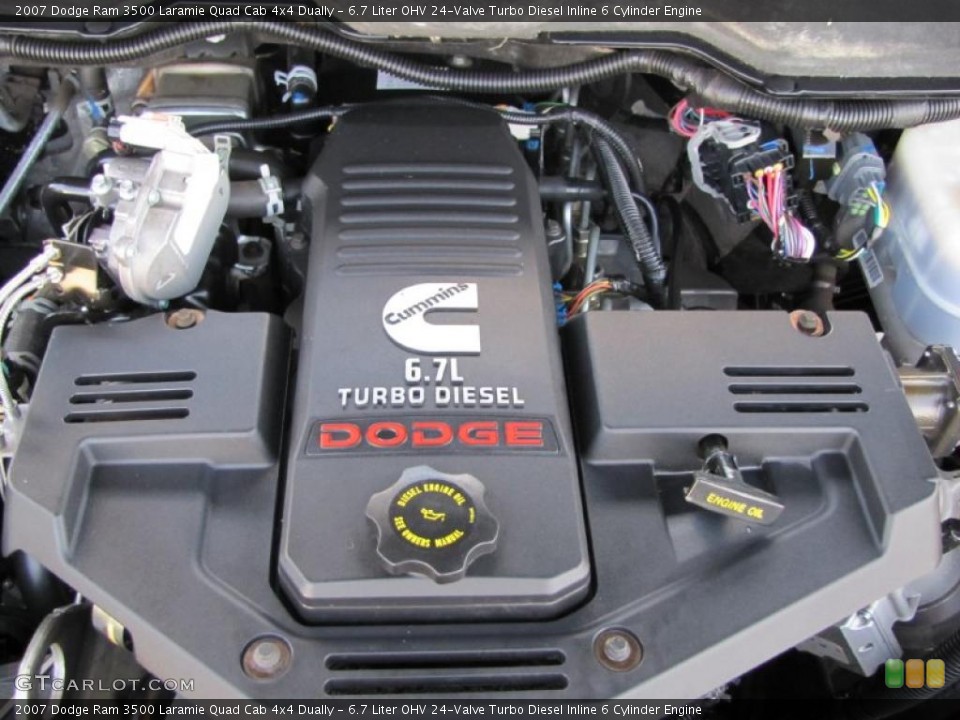 6.7 Liter OHV 24-Valve Turbo Diesel Inline 6 Cylinder Engine for the 2007 Dodge Ram 3500 #39130787
