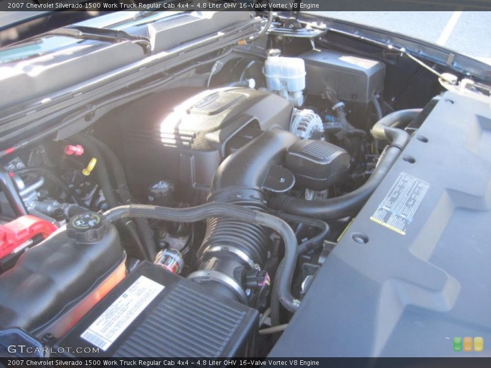 4.8 Liter OHV 16-Valve Vortec V8 Engine for the 2007 Chevrolet Silverado 1500 #39130959