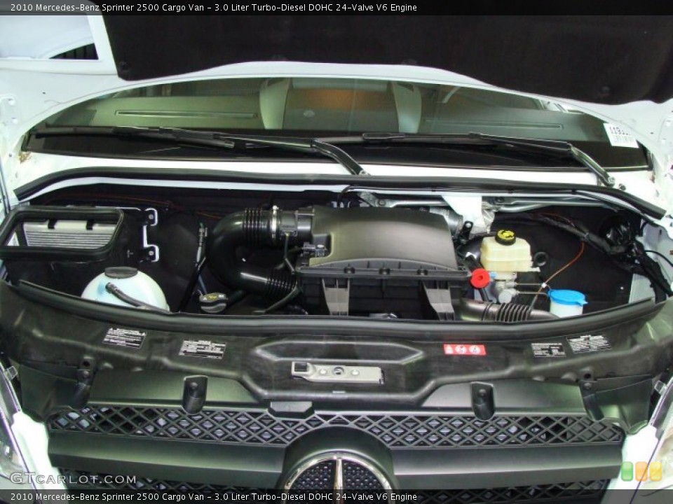 3.0 Liter Turbo-Diesel DOHC 24-Valve V6 2010 Mercedes-Benz Sprinter Engine