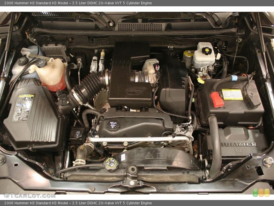 3.5 Liter DOHC 20-Valve VVT 5 Cylinder Engine for the 2006 Hummer H3 #39131871