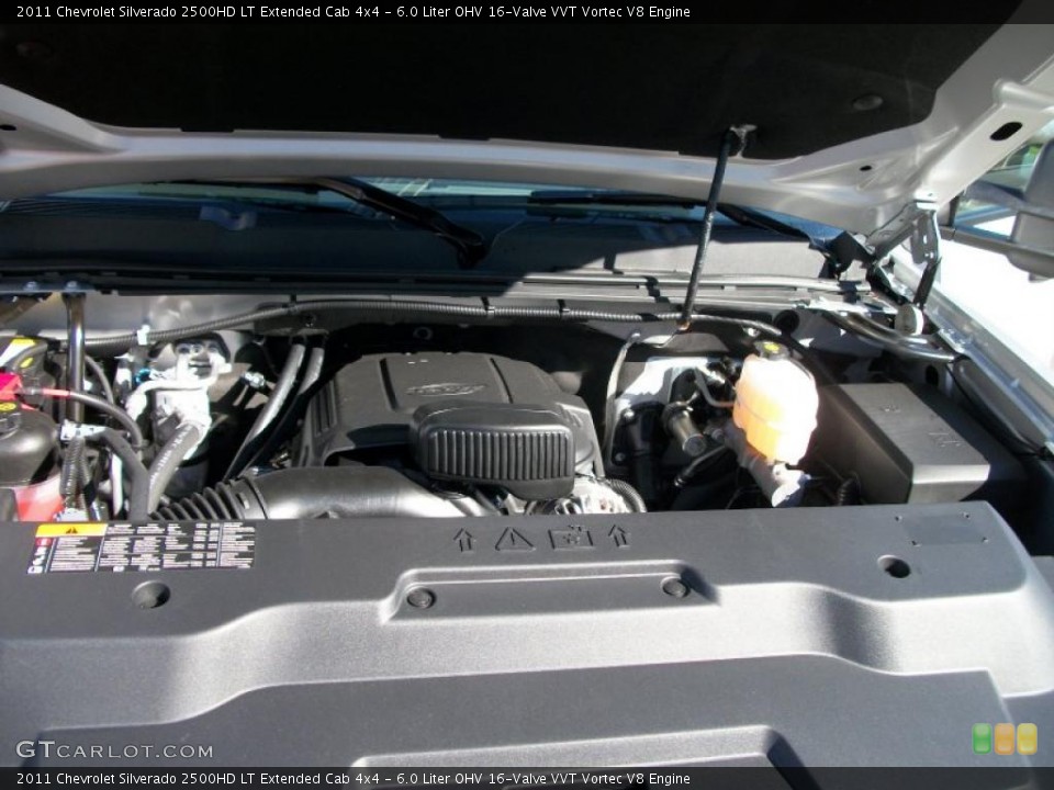 6.0 Liter OHV 16-Valve VVT Vortec V8 Engine for the 2011 Chevrolet Silverado 2500HD #39132599