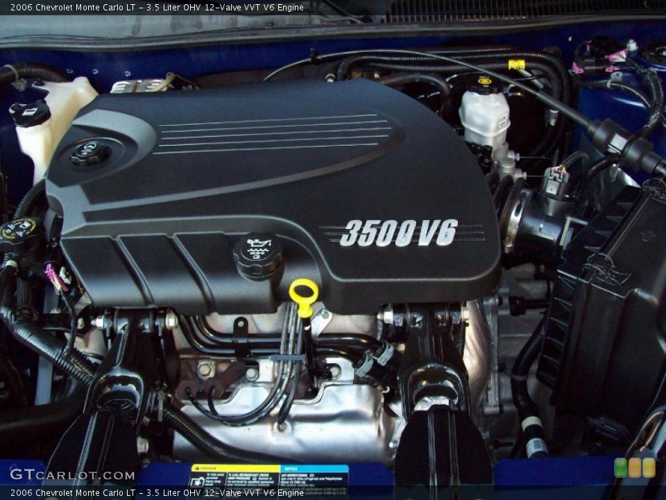 3.5 Liter OHV 12-Valve VVT V6 Engine for the 2006 Chevrolet Monte Carlo #39133527
