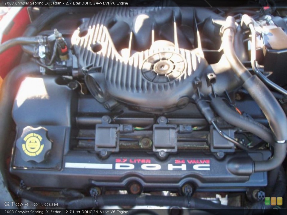 2.7 Liter DOHC 24-Valve V6 Engine for the 2003 Chrysler Sebring #39136029