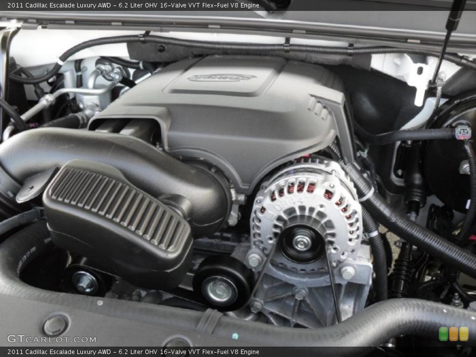6.2 Liter OHV 16-Valve VVT Flex-Fuel V8 Engine for the 2011 Cadillac Escalade #39139558