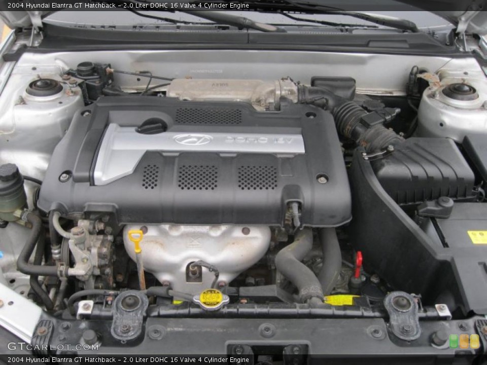2.0 Liter DOHC 16 Valve 4 Cylinder Engine for the 2004 Hyundai Elantra #39143566