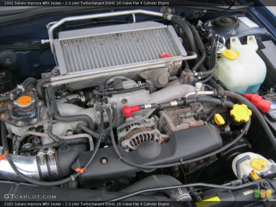 2.0 Liter Turbocharged DOHC 16-Valve Flat 4 Cylinder Engine for the 2002 Subaru Impreza #39145426