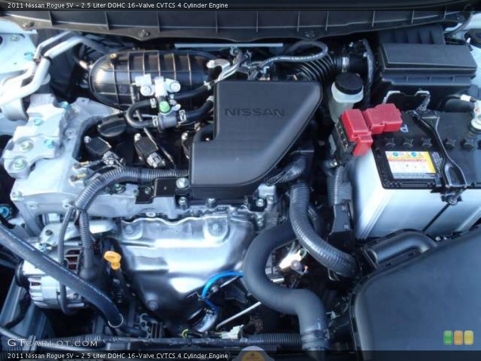 2.5 Liter DOHC 16-Valve CVTCS 4 Cylinder Engine for the 2011 Nissan Rogue #39150969