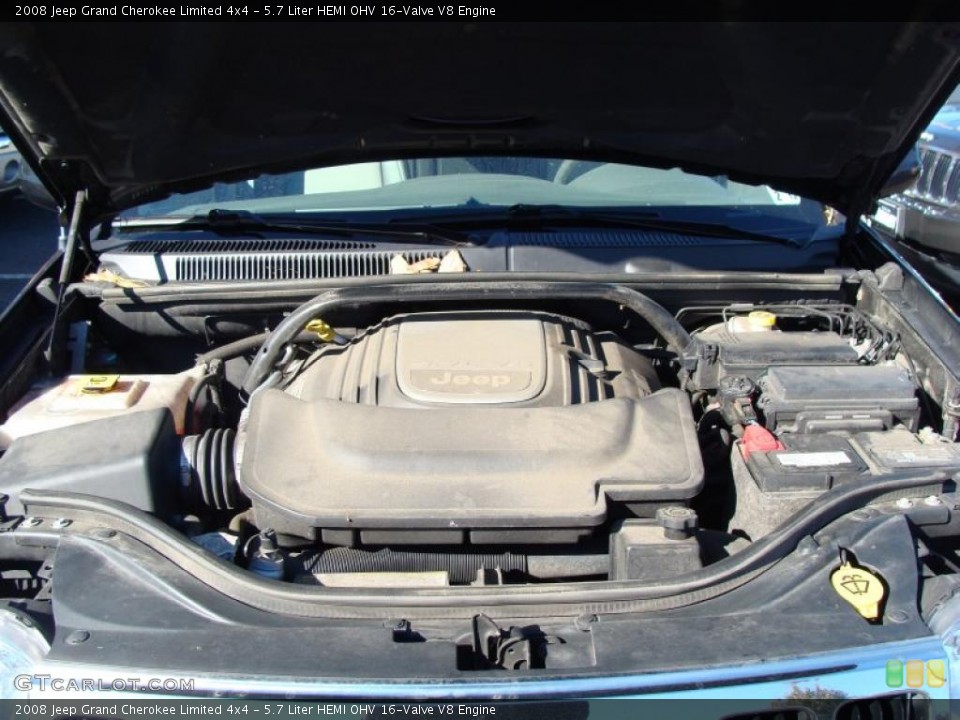 5.7 Liter HEMI OHV 16-Valve V8 Engine for the 2008 Jeep Grand Cherokee #39161698