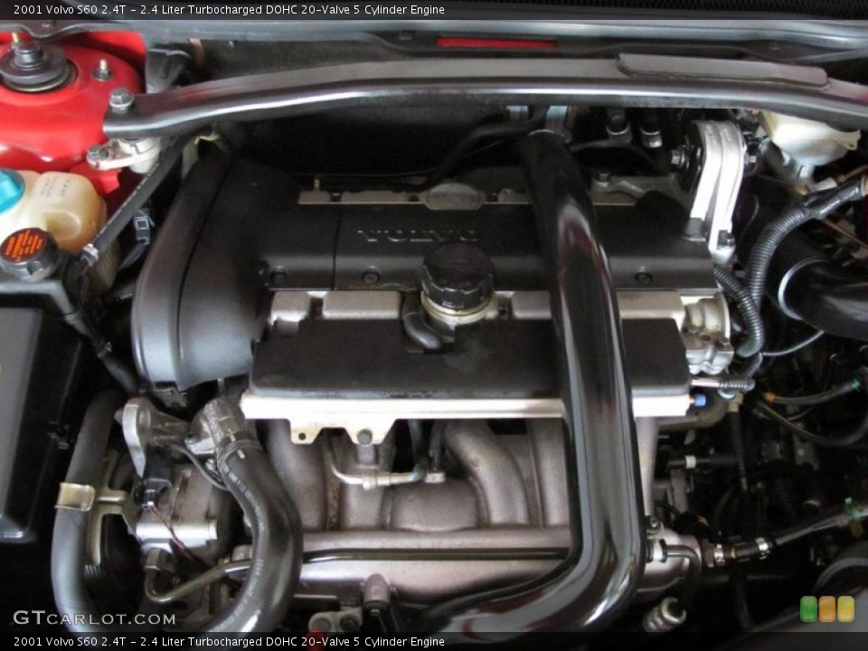 2.4 Liter Turbocharged DOHC 20-Valve 5 Cylinder Engine for the 2001 Volvo S60 #39162089