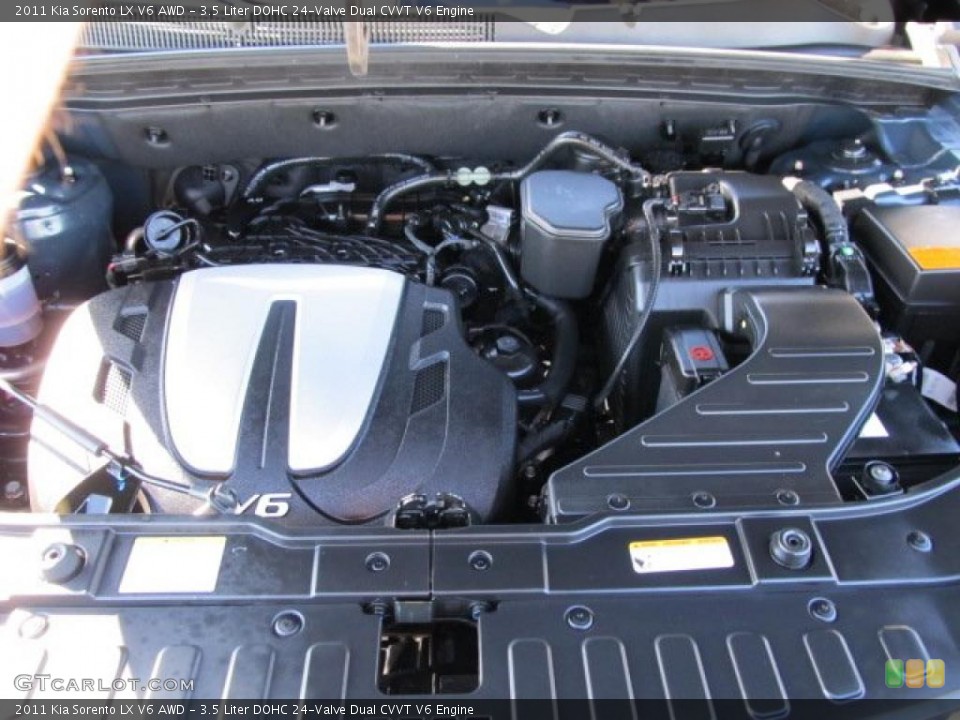 3.5 Liter DOHC 24-Valve Dual CVVT V6 Engine for the 2011 Kia Sorento #39177119