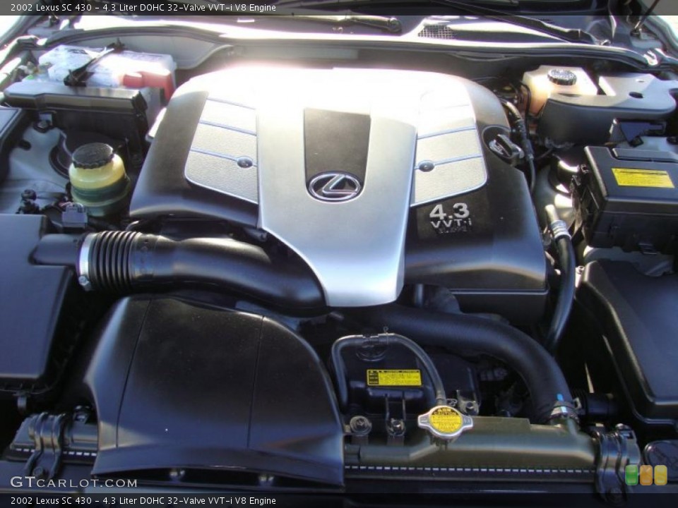 4.3 Liter DOHC 32-Valve VVT-i V8 Engine for the 2002 Lexus SC #39178427