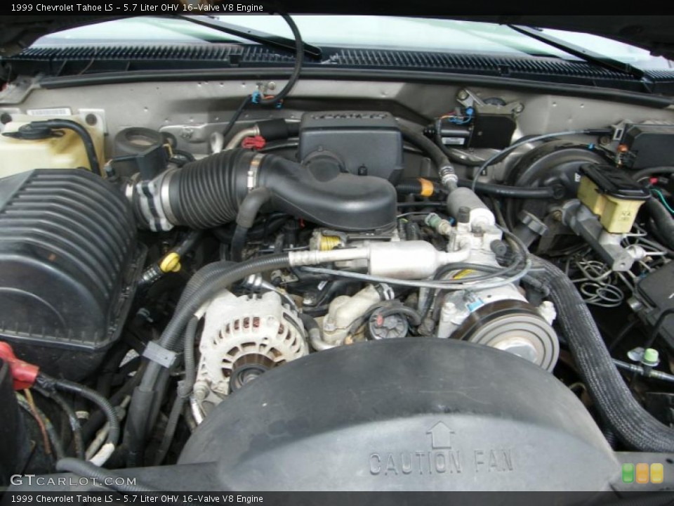 5.7 Liter OHV 16-Valve V8 Engine for the 1999 Chevrolet Tahoe #39179663