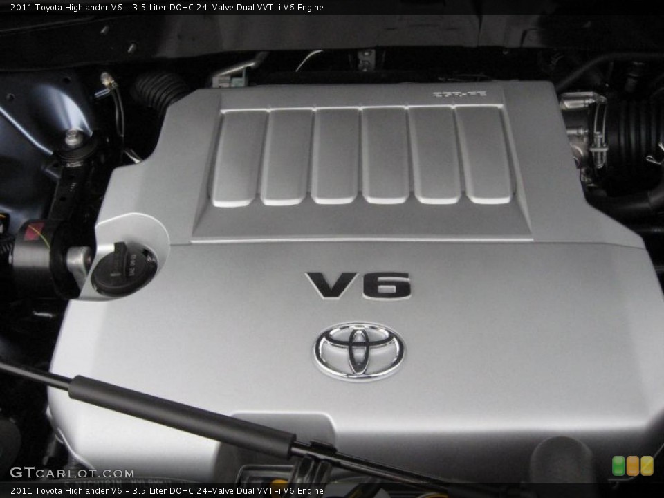 3.5 Liter DOHC 24-Valve Dual VVT-i V6 Engine for the 2011 Toyota Highlander #39181139