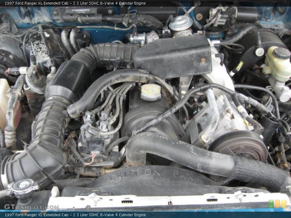 2.3 Liter SOHC 8-Valve 4 Cylinder 1997 Ford Ranger Engine