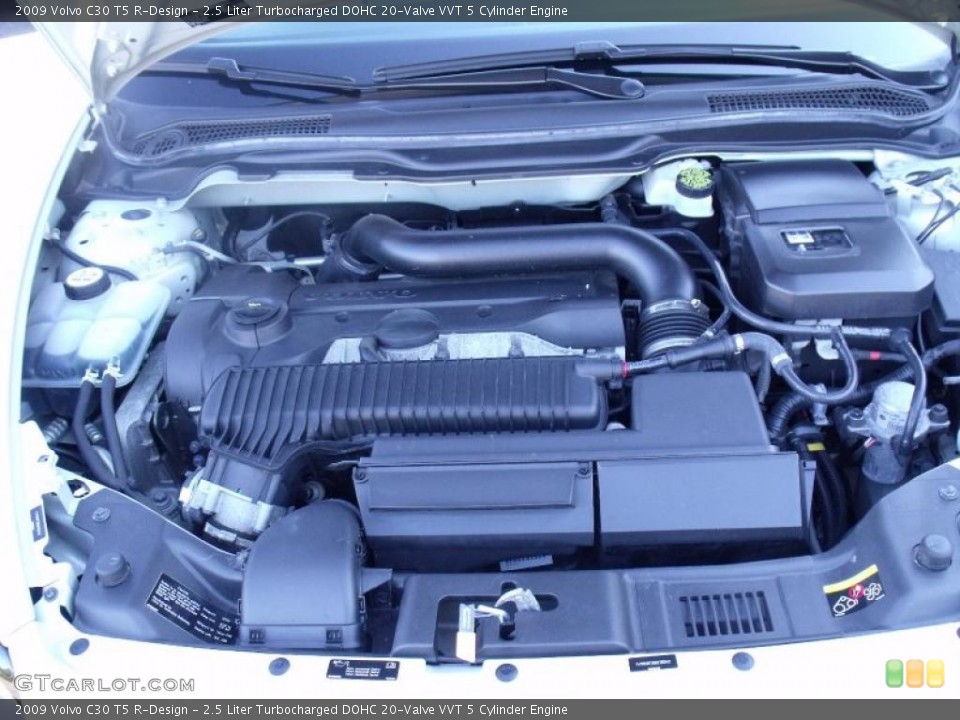 2.5 Liter Turbocharged DOHC 20-Valve VVT 5 Cylinder Engine for the 2009 Volvo C30 #39190811